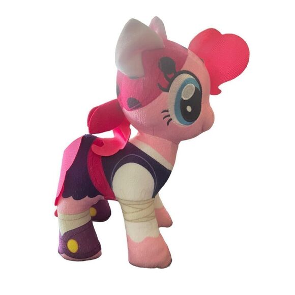 Hasbro Kids Pink Purple My Little Pony The Movie Pinkie Pie Pirate Stuffed Toy - Picture 6 of 13